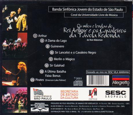 Banda Sinfônica Jovem do Estado de São Paulo - Os Mitos e Lendas do Rei Arthur e os Cavaleiros da Távola Redonda (2001)