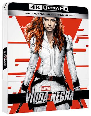 Viuda Negra, llega el próximo 14 de septiembre en versión Steelbook®, UHD + Blu-Ray™, Blu-Ray™ y DVD.