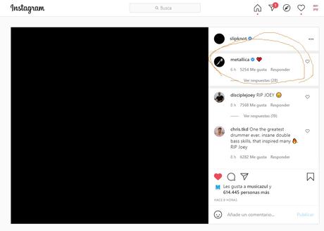 Slipknot y todo el metal despiden a Joey Jordison