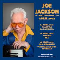 Conciertos en España en 2022 de Joe Jackson