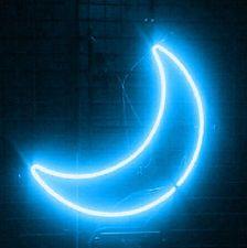 9 X10 Blue Moon Neon Sign Light Beer Bar Pub Home Room Wall Poster Real Glass Light Blue Aesthetic Blue Photo Wall Dorm Room Wall Art