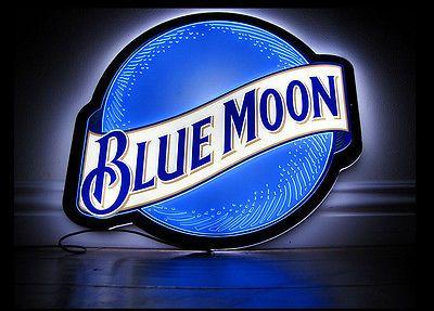 Brand New Blue Moon Neon Led Beer Bar Light Sign 14 L801 Blue Moon Led Light Sign Blue Moon Beer