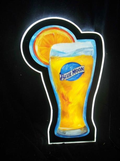 Amazing Brand New Blue Moon Beer Edge Lit Led Lighted Sign Man Cave Home Bar Blue Moon Beer Man Cave Home Bar Sign Man