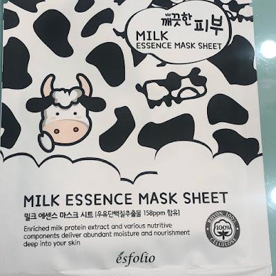 🐮Mascarilla Pure Skin Milk Essence Mask Sheet. Esfolio 🐮 Viernes de Spa 🐮