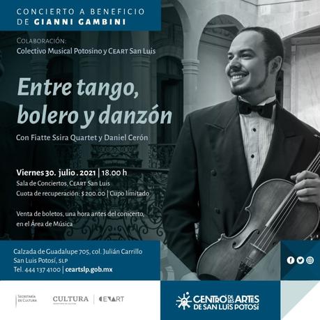 Invitan al concierto a beneficio del violinista Gianni Gambini