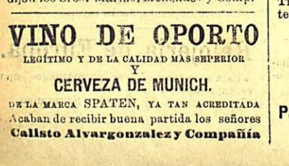 La guerra de las cervezas (Gijón, 1896)