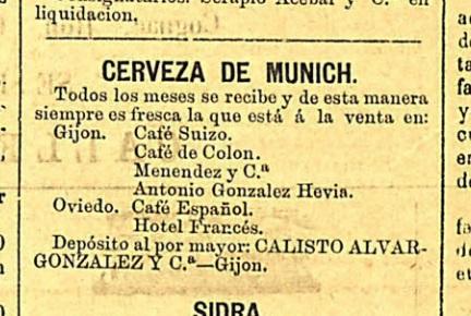 La guerra de las cervezas (Gijón, 1896)