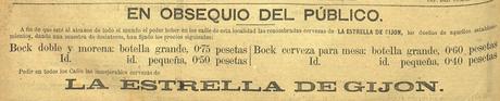 La guerra de las cervezas (Gijón, 1896)