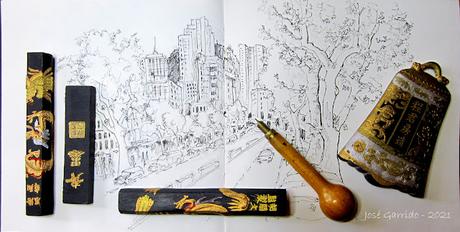 Julio 2021: Dibujos y acuarelas