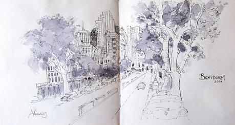 Julio 2021: Dibujos y acuarelas