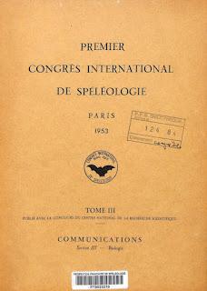 Jaén en el Primer Congreso Internacional de Espeleología de 1953