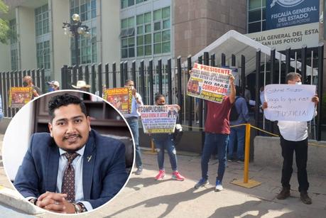 En manifestación acusan a FGE de encubrir a Gabriel Salazar
