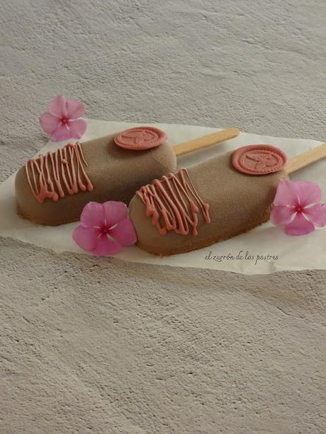 Polos de Leche con Chocolate