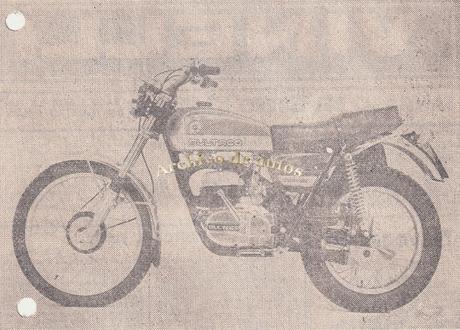 Bultaco Matador Mk9 350 de CEMOTO del año 1975