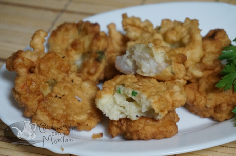 Buñuelos de gambas Buñuelos de gambas