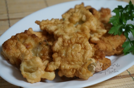 Buñuelos de gambas Buñuelos de gambas