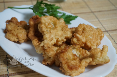 Buñuelos de gambas Buñuelos de gambas