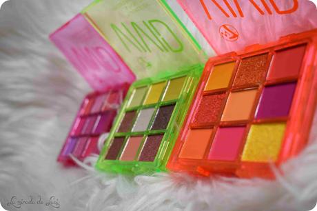 W7 Cosmetics, paletas de sombras Vivid