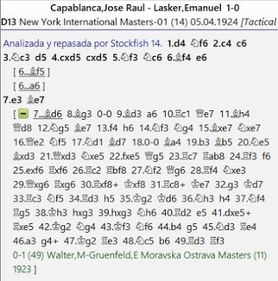 Lasker, Capablanca y Alekhine o ganar en tiempos revueltos (120)