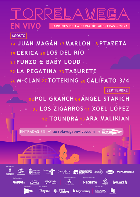 Torrelavega en Vivo 2021: cartel y entradas