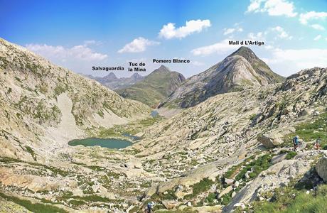 Tuc de Mulleres (3.009 m.) desde la Besurta Tuc de Mulleres (3.009 m.) desde la Besurta