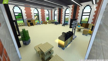 Minecrafteate en RTX: Réplica Minecraft de La Estación, Burgos, España.