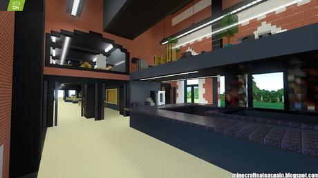 Minecrafteate en RTX: Réplica Minecraft de La Estación, Burgos, España.