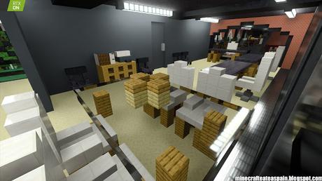 Minecrafteate en RTX: Réplica Minecraft de La Estación, Burgos, España.