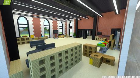 Minecrafteate en RTX: Réplica Minecraft de La Estación, Burgos, España.