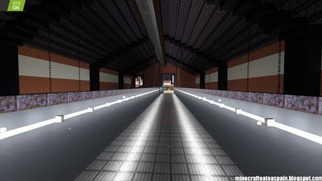 Minecrafteate en RTX: Réplica Minecraft de La Estación, Burgos, España.
