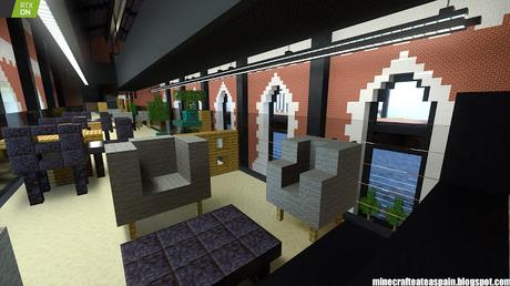 Minecrafteate en RTX: Réplica Minecraft de La Estación, Burgos, España.