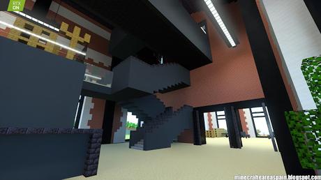 Minecrafteate en RTX: Réplica Minecraft de La Estación, Burgos, España.
