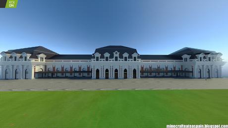 Minecrafteate en RTX: Réplica Minecraft de La Estación, Burgos, España.