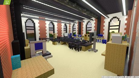 Minecrafteate en RTX: Réplica Minecraft de La Estación, Burgos, España.