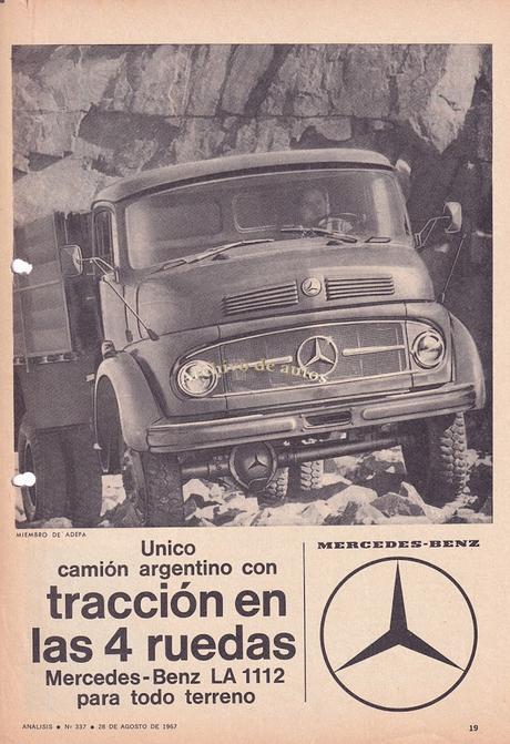 Mercedes-Benz LA 1112, la versión de doble tracción del año 1967