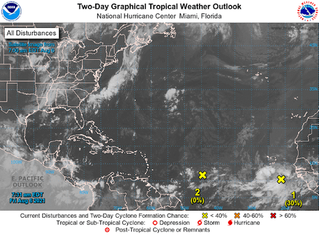 Dominicanos deben dar seguimiento a dos ondas tropicales en el Atlántico.