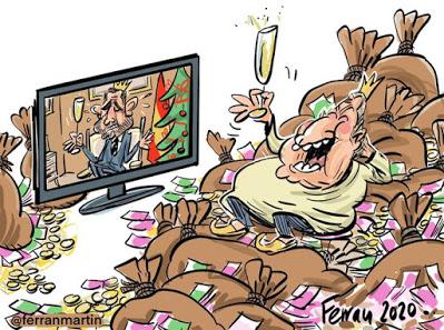 La exaltación de la dictadura. ¿De qué se ríe el Emérito? Y... deportista españoles anti Vox en las Olimpiadas de Tokio.