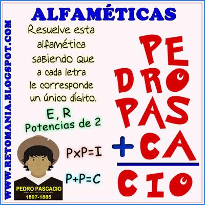 Alfamética, Criptoaritmética, Criptosuma, Criptograma, Suma de letras, Suma de palabras, Juego de letras, Desafío matemático, Reto matemático, Problema matemático, Retos mentales, Batalla de Boyacá, Retos para pensar, 7 de agosto