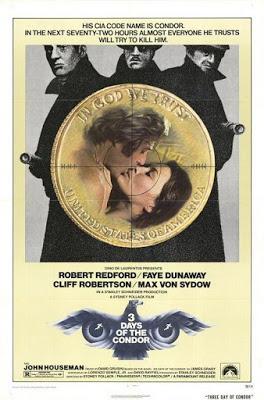 TRES DÍAS DEL CÓNDOR, LOS (Three days of the Condor) (USA, 1975) Thriller, Intriga, Suspense, Político TRES DÍAS DEL CÓNDOR, LOS (Three days of the Condor) (USA, 1975) Thriller, Intriga, Suspense, Político