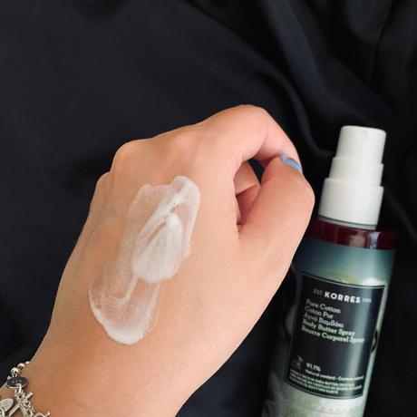 KORRES: PURE COTTON MANTECA CORPORAL EN SPRAY KORRES: PURE COTTON MANTECA CORPORAL EN SPRAY