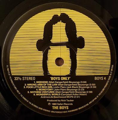 The Boys - Boys only Lp 1981