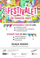 Confirmaciones de El Festivalet de Gràcia 2021