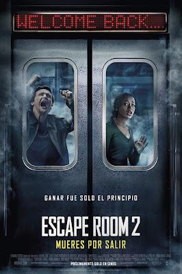 OPINIÓN DE ESCAPE ROOM 2: MUERES POR SALIR DE ADAM ROBITEL