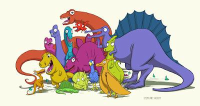 Unas cuantas ilustraciones dinosaurianas... (LVIII)