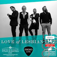 Concierto de Love of Lesbian en el Puerto de Santa María