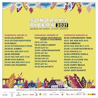 Horarios Sonorama Ribera 2021