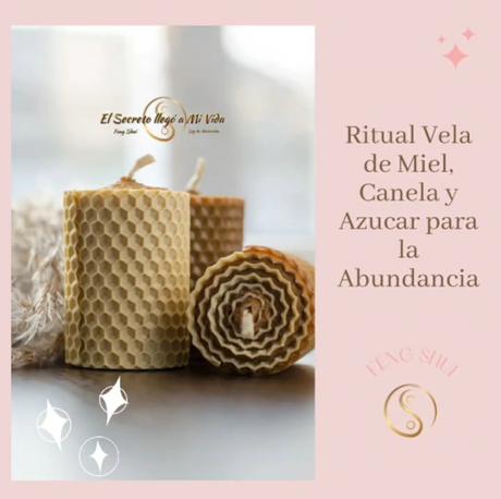 🌟 Ritual de Vela de Miel, Canela y Azúcar