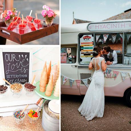 helados en bodas en verano