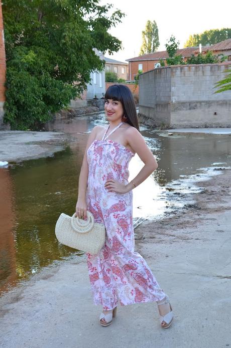 Mono floral print