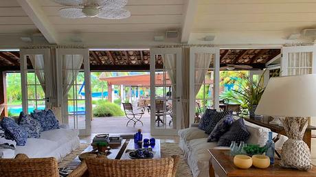 Living en Estilo Rustico